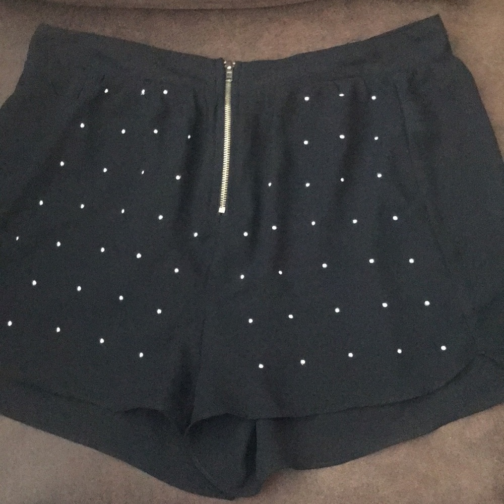 Black dress shorts